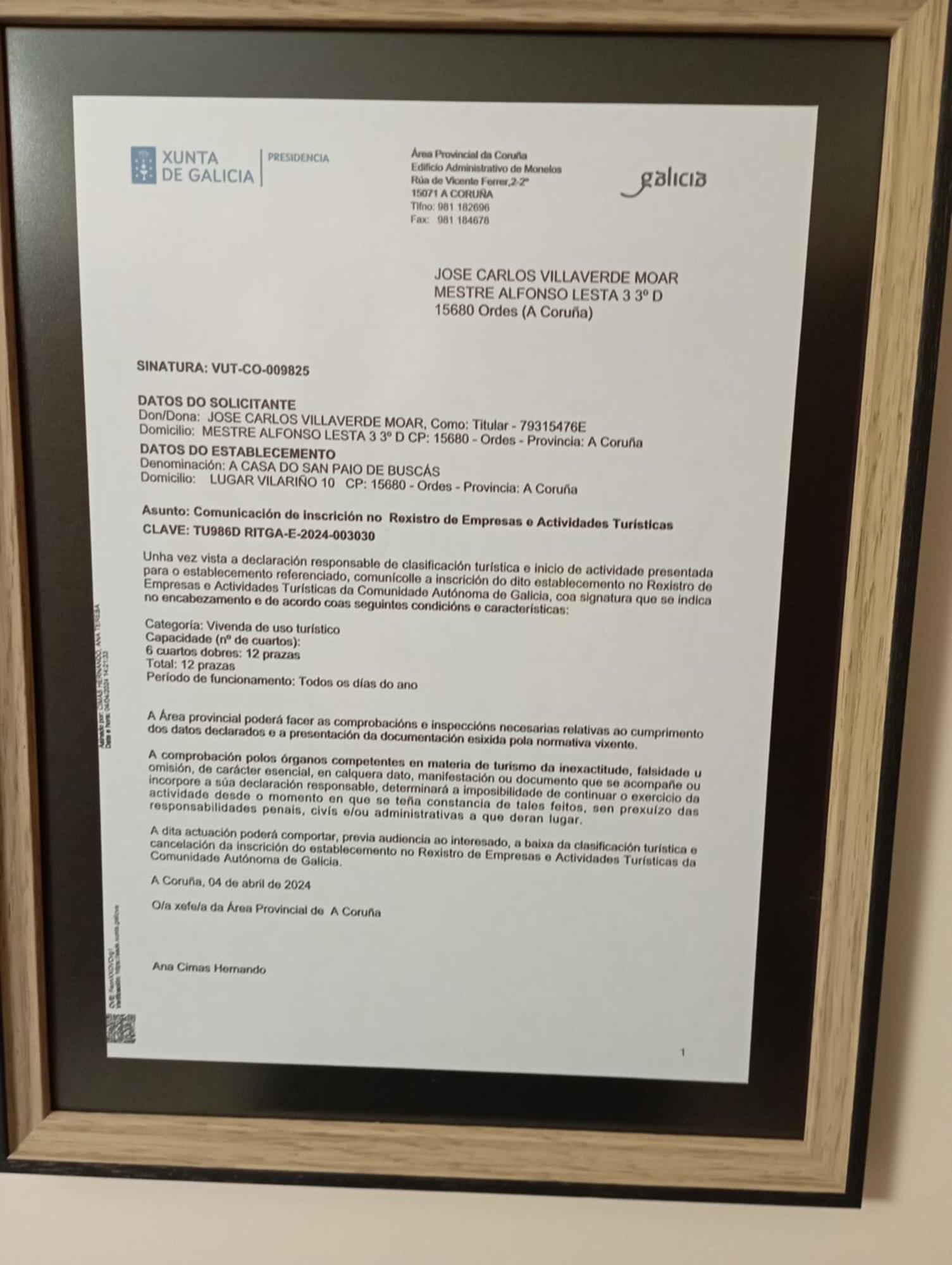 A Casa Do San Paio De Buscas Apartment Ordes ภายนอก รูปภาพ